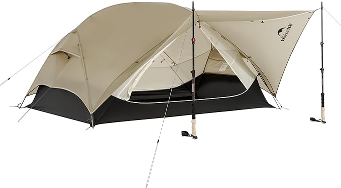 Naturehike Mongar UL 1-2 Person Backpacking Tent15D Nylon Waterproof Ultralight One Person Two Person Tent with Footprint