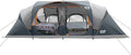 CAMPROS CP Tent 12-Person-Camping-Tents3 Room Family TentsWaterproof Windproof Family Tent with Top Rainfly6 Large Mesh WindowsDouble LayerEasy Set Up Portable with Carry Bag-20' x 9' x 72(H)