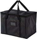 Insulated Delivery - Thermal Food Carrier for Catering Runs | Reusable Grocery Cooler with Heat Retention Lining &amp Leak Resistant Interior for Restaurant Orders Meal Prep Transport Picnic Trips