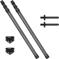 Telescopic Tarp Poles Canopy Adjustable Carbon Fiber Poles Set of 2 Portable &amp Lightweight Tent Tarps for Awning Camping Hiking 67