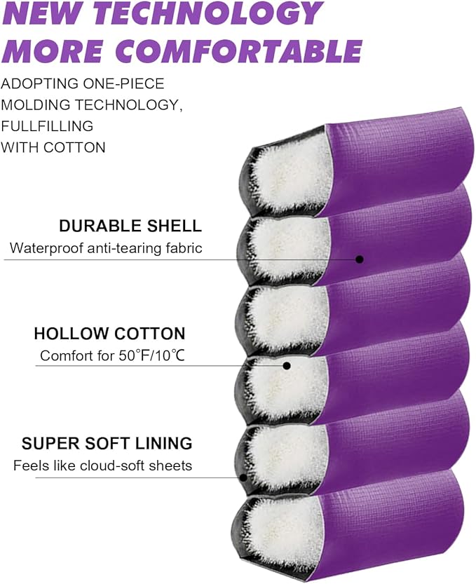 Lightweight 3-Season Sleeping Bag for Adults/Kids Camping Compact w/Compression Sack Waterproof Ripstop Portable for Backpacking Hiking Travel