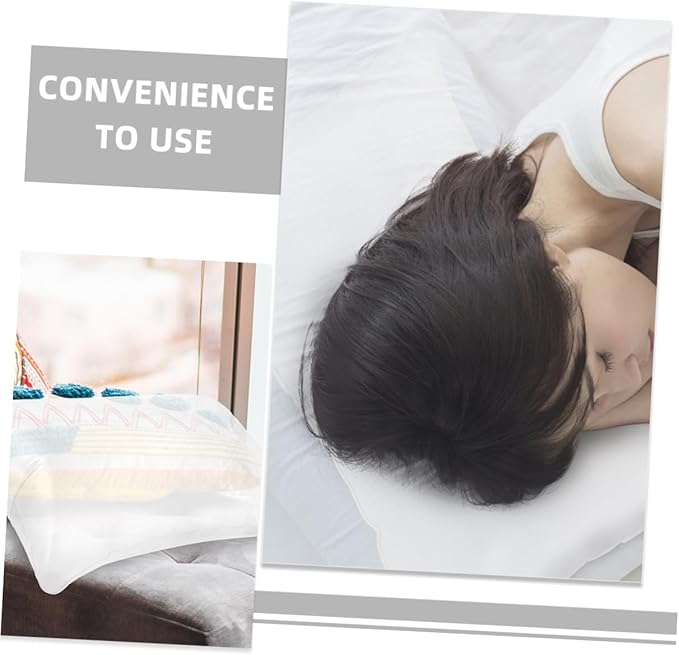 Inflatable Pillow Insert Portable Water Resistant Cushion for Camping Travel Compact Folding Design for Outdoor Office Use