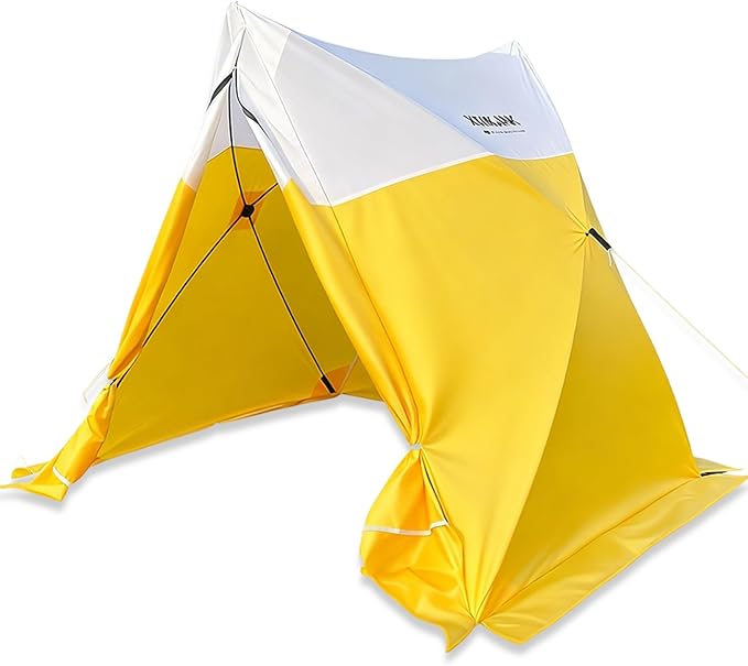 Instant Pop-Up Emergency Shelter 30-Second Setup All-Weather Work Tent for Disaster Relief First Aid Outdoor Survival &amp Worksites Waterproof &amp Windproof 6.6ft x 6ft x 6.2ft