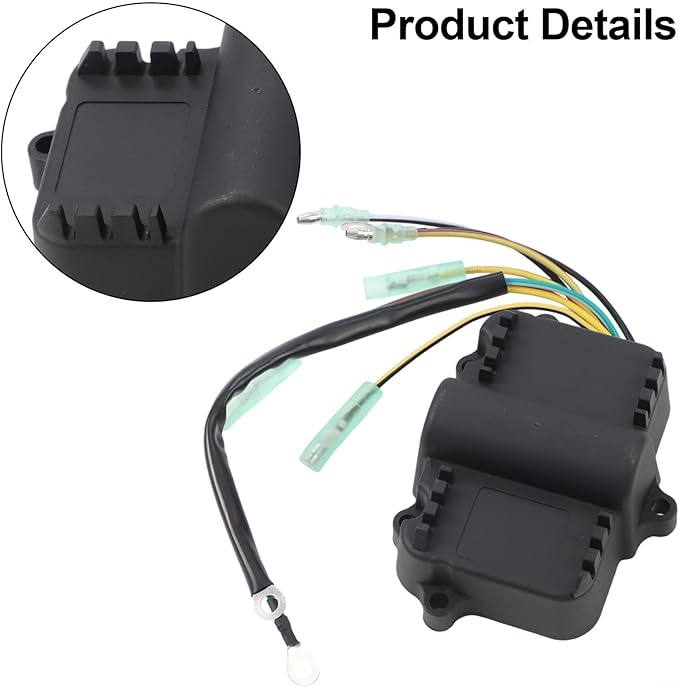 CDI Switch Box for Mercury Mariner Outboard Motor 339-7452A15 339-7452A19 339-7452A17 6HP-35HP 2-Stroke Marine Engine Ignition Control Unit ABS Blac