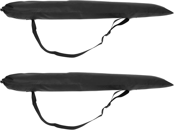 2Pcs Tent Pole Bag 31.5in Trekking Poles Carrying Bag Tent Stakes Bag Black Portable Canopy Pole Storage Bag Camping Accessory for Camping Hiking Tent