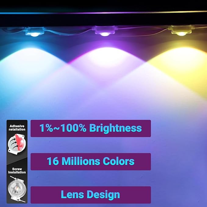Permanent Outdoor Lights IP67 Waterproof Smart RGBMusic SyncTiming FunctionRemote Control for All Holiday Decor Decorations Light (200FT Permanent Outdoor Lights)