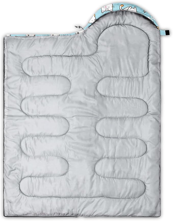 HOSIMA Mermaid Tail Kids Sleeping Bags for Camping Hiking TravelPurple Fish Scale Backpacking Sleeping Bag Sleep Away Camp Stuff for Girls4 Seasons Lightweight Sleeping Bags for Adults.