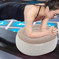 Inflatable OttomanRound slothful StoolPortable PVC Inflatable Soft air Chair seat for Garden and Camping Fitness and Sports