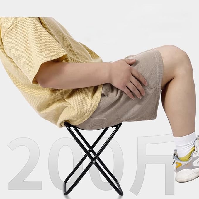 Portable mini Folding Stool Patio/Garden Furniture Seating Small Camping Stool can Support up to 150 pounds.