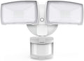 LEPOWER 30W LED Security Lights Motion Sensor Outdoor 3200LM 5500K IP65 Waterproof Hardwire 2 Head Motion Detector Flood Light for Garage Yard Porch