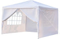 3 x 3m Four Sides Portable Home Use Waterproof Tent with Spiral Tubes White