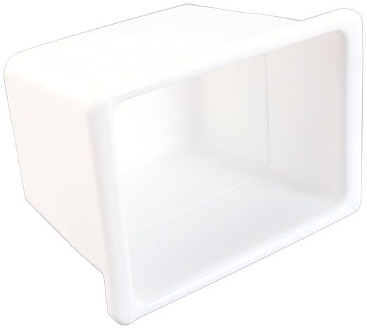 Ayr King B304 White Plastic Dough Ball Pan