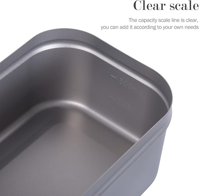 Boundless Voyage Camping Box Lunch Box with Folding Handle Collapsible Bowls with Lids Outdoor Tableware Ultralight Camping Mess Kit