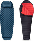 Summer Sleeping Bag with Sleeping pad and Detachable Inflatable Pillow