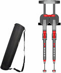 Lightweight Standing Seat Portable 5-Gear Adjustable Heights Chairless Chair Wearable Leg Ergonomics Seat Bear Up to 150kg Invisible Chair for Fishing Concert Subway