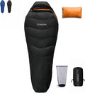Down Sleeping Bag with Pillow for Backpacking15℉ 5℉ 0℉ Wide Down Sleeping Bag (86.6 in x 33.5 in) for AdultsYouth Camping and Hiking Outdoor with 680FP Duck Down