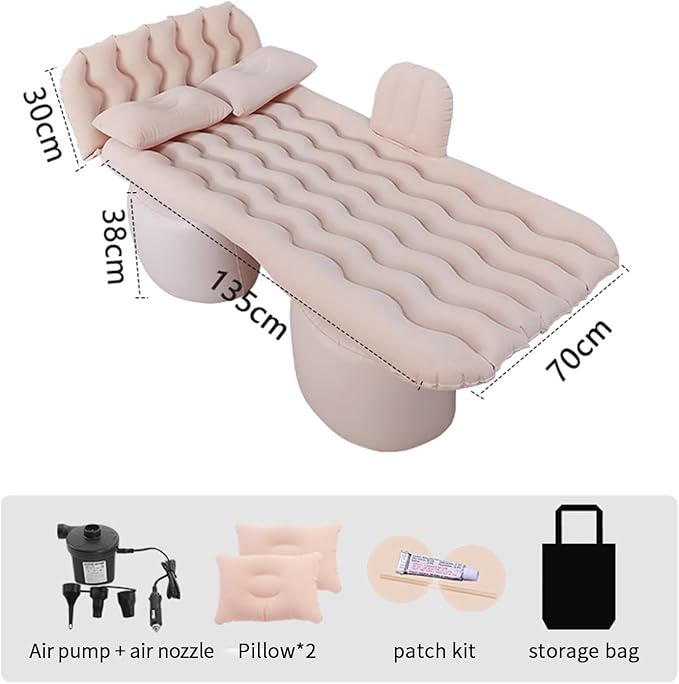 Car Air MattressCamping Air Mattresses for Mitsubishi L200/Lancer/Mirage/Outlander/Pajero Car Bed Air Mattress with Electric Pump Car Bed for Outdoor and TravelA