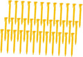 36Pcs Plastic Tent Stakes Heavy Duty Anchoring Pegs for Camping Beach Outdoor Use Lightweight Serrated Ground Nails for Quick Installation and Versatile Applications