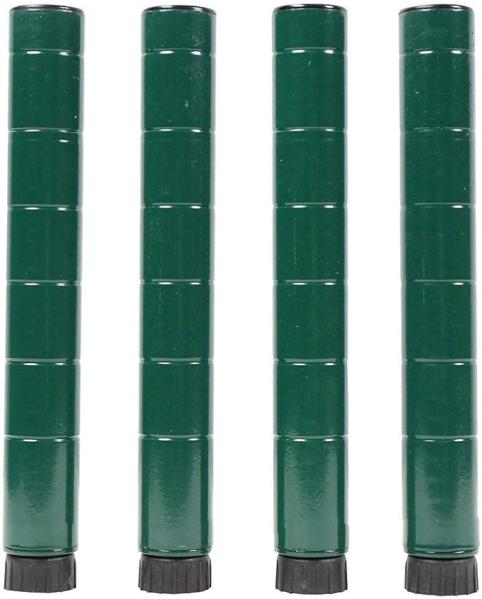 86''H Green Epoxy Wire Shelving Posts | Pack of 4 Posts | NSF Commercial Heavy Duty |