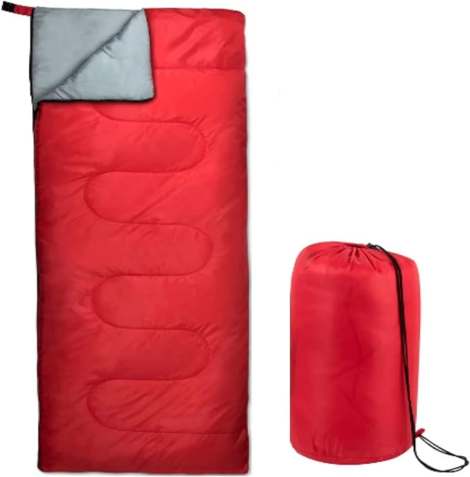 Bulk 10 Pack Envelope Sleeping Bags 4 Seasons Warm or Cold Lightweight Indoor Outdoor Sleeping Bags for Adults Backpacking Camping