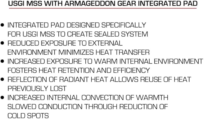 Armageddon Gear Personal-Use Sleep System Pad (SSP)