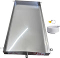 Heavy Duty 304 Stainless Steel HVAC Drain Pan - AC Condensate Drip Tray with Drain Hose for Leak Prevention in AC Units Garages &amp Laundry Areas (24x20 in 60x50 cm)