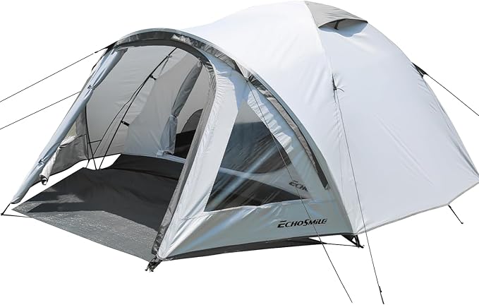 EchoSmile Camping Tent for 2-3 Person Waterproof Dome Tent with Vestibule Ultralight Easy Setup for Outdoor Camping 3 Season