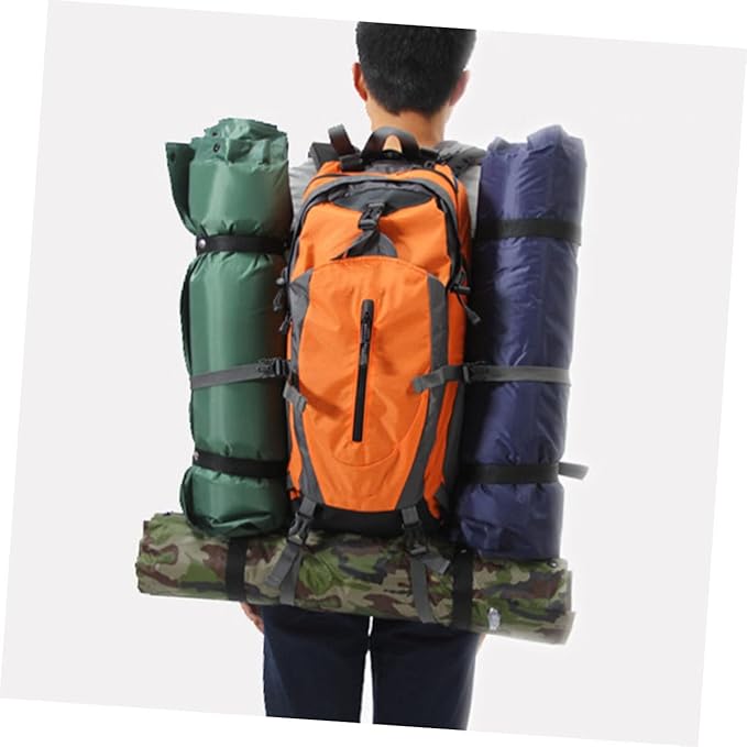TOYANDONA Convenient Inflatable Sleeping Mat Portable Camping Pad with Ergonomic Design for Travel Hiking Beach and Outdoor Activities Lightweight Durable Camping Accessory