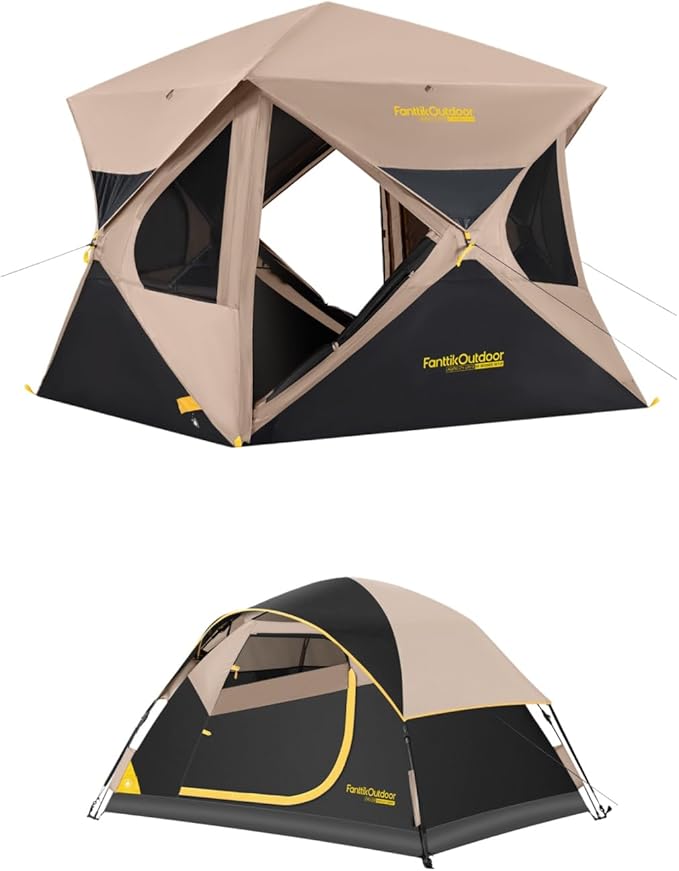 FanttikOutdoor Alpha C4 Ultra Camping Tent &amp FanttikOutdoor Zeta C2 Camping Tent