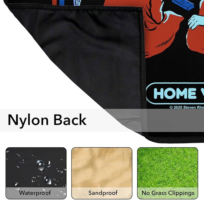 LOGOVISION Steven Rhodes Cult Movie Club Outdoor Blanket for Picnic Beach Camping Park Tailgate 50x60