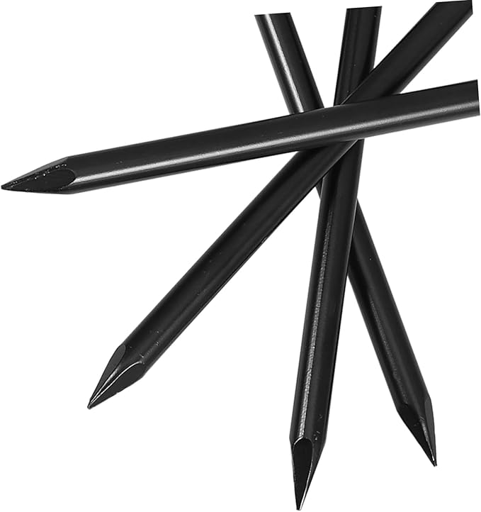 VICASKY 4Pcs Metal Ground Stakes for Garden Durable Outdoor Metal Stakes with Sharp Tips for Tent Fixing Greenhouse and Landscape Compact and Lightweight Design