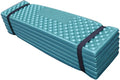 Camping Sleeping Pad Foldable Sleeping Mat Soft PVC Thickened Double Egg Crate Sleeping Pad for Outdoor Camping (Dark Green Black)