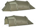 Naturehike Opalus 4 Season Camping Tent Waterproof 2-3 Person Backpacking Tent Double Layer Tunnel Winter Tents for Camping