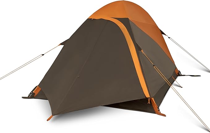 Kelty Grand Mesa 2P or 4P Backpacking Tent – 3 Season Camping Thru Hiking Shelter Aluminum Pole Frame Single Door + Vestibule 2024 Model
