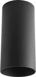 Progress Lighting 6-in Cylinder Outdoor Ceiling Light 1-Light Modern Flush Mount Interior and Exterior Home or Porch Aluminum 6 W x 12. H Black P5741-31