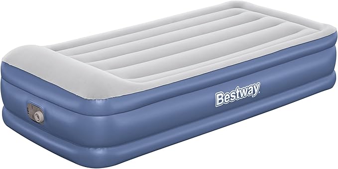 Bestway Tritech Air Mattress Twin 18” with Built-in AC Pump