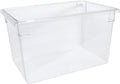 TrueCraftware- 22 Gallon Clear Food Storage Box Polycarbonate 18 X 26 X 15- Food Storage Container Meal Prep Food Storage for Home Cafeteria Kitchen Pantry Organization Dishwasher Safe