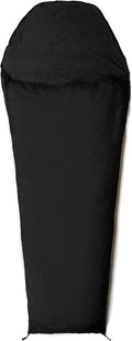 Snugpak Silk Sleeping Bag Liner with Stuff Sack Heat Management for Hot or Cold Climates Black