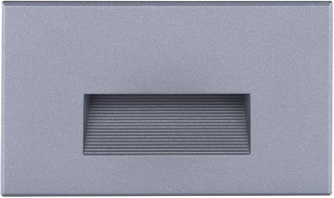 NUVO 65/412 LED Step Light Horizontal / 277 Volts Gray
