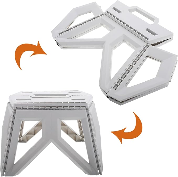HEALLILY Lightweight Camping Stool Portable Collapsible Seat for Outdoor Camping Fishing Hunting