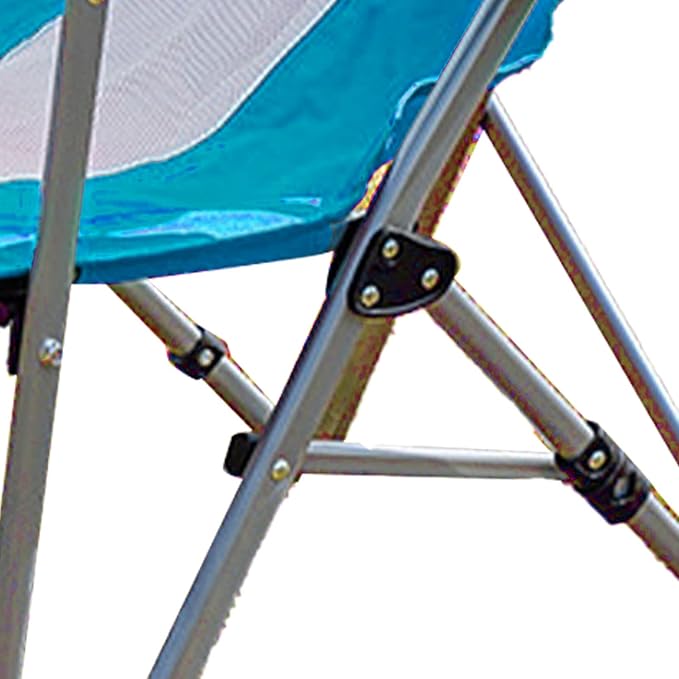 Topyond Portable Camping Chair Strong Iron Structure Folding Chair with 600D Oxford Cloth Outdoor Chair with Cup Holder for Fishing and Outdoor Leisure Activities