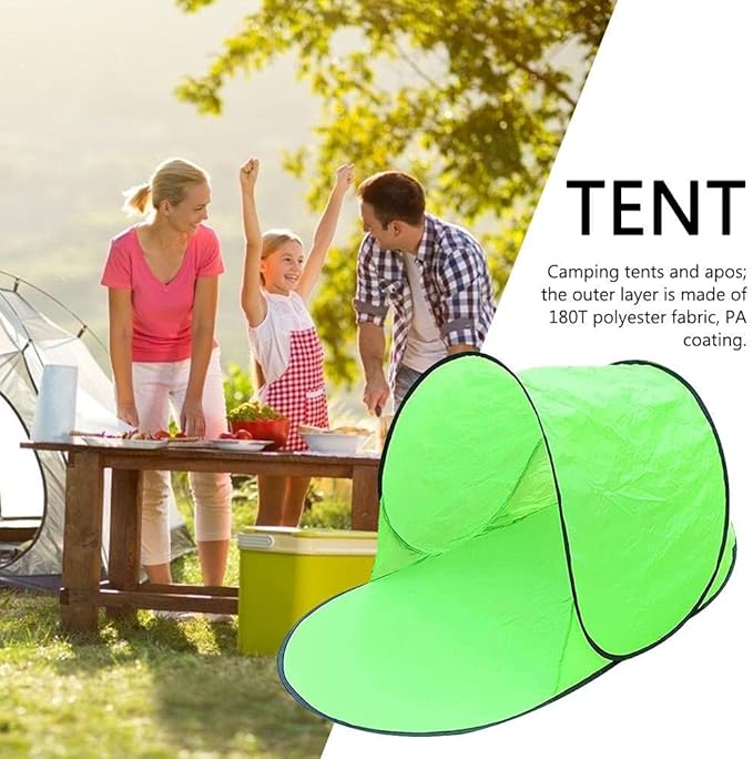 Up Beach Tent Portable Outdoor Beach Shade Tent UPF 50 Beach Shelter Easy Setup Windproof Waterproof Beach Canopy Beach Shell Sun Beach Tent Sun Shelter (A)