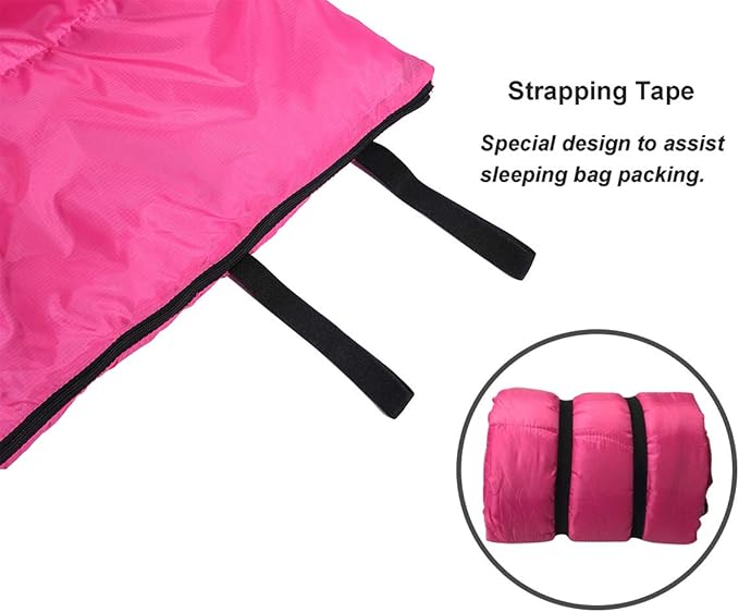 Desert &amp Fox Cotton Flannel Sleeping Bags with Pillow 4 Season Warm &amp Cold Weather Envelope Compression Sack Lightweight &amp Portable Backpacking Sleeping Bag for Outdoor Camping Hiking