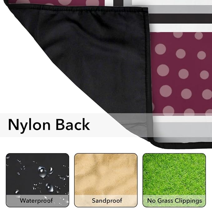 LOGOVISION Fordham University Picnic Outdoor Blanket 50x60 Logo Dots Foldable Blanket for Picnic Beach Camping Park Tailgate