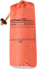 Emergency Survival Sleeping Bag | 80% Body Heat Retention in Cold Weather | Weatherproof &amp Reflective Orange Design | Lightweight 122g for Camping/Hiking/Mountaineering