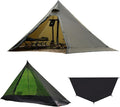 Tipi Hot Tent with Stove Jack + Mesh Inner Tent + Tent Floor Ground Sheet