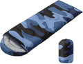 Sleeping Bags for Adults Youth Kids3D Printing Camping Sleeping Bag for Girls Boys Lightweight Waterproof Cold/Warm Weather Sleeping Bag for 3 Seasons