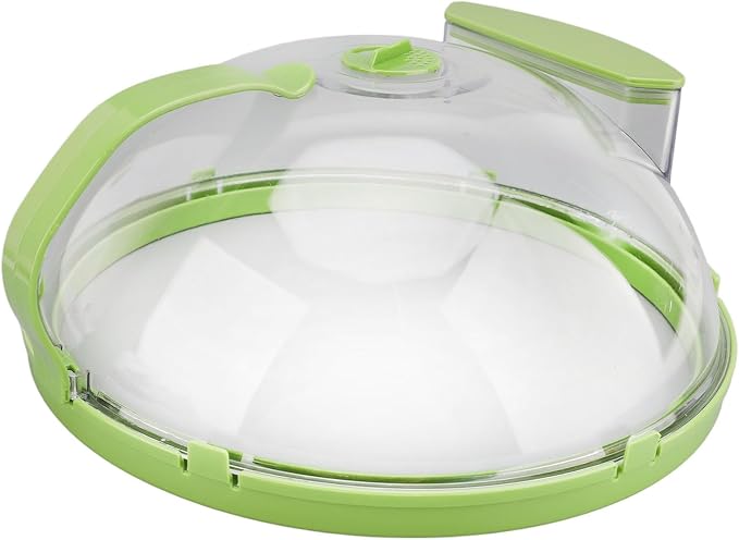 Microwave Cover Splash Proof High Temperature Multipurpose Sealed Oven Food Cover for Microwave Oven Kitchen Use PC Material Transparent 19.12oz