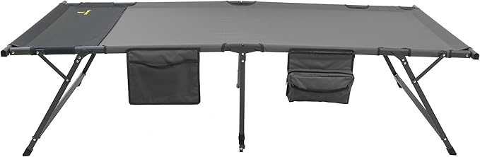 Browning Camping Titan Cot XL - Oversized Foldable Camping Cot for Adults 450 lb. Weight Capacity Durable Bed for Outdoor Adventures and Comfortable Sleeping Solution