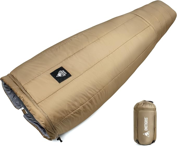 OneTigris Featherlite Ultralight Sleeping Quilt Weighs 35oz Warm Hammock Topquilt 40 Degree with Footbox Perfect for Outback Camping Hiking Backpacking and Hammocks
